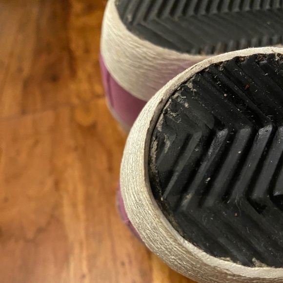 EUC GOLDEN GOOSE superstar authentic sneakers in purple suede with blue 36 - Picture 9 of 11